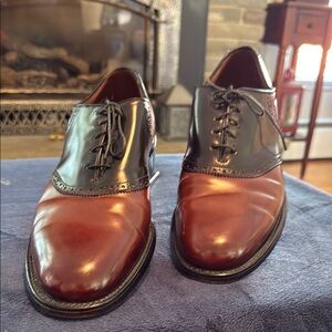 Hanover Master Flex Classic Two-Tone Leather Men's Dress Shoes